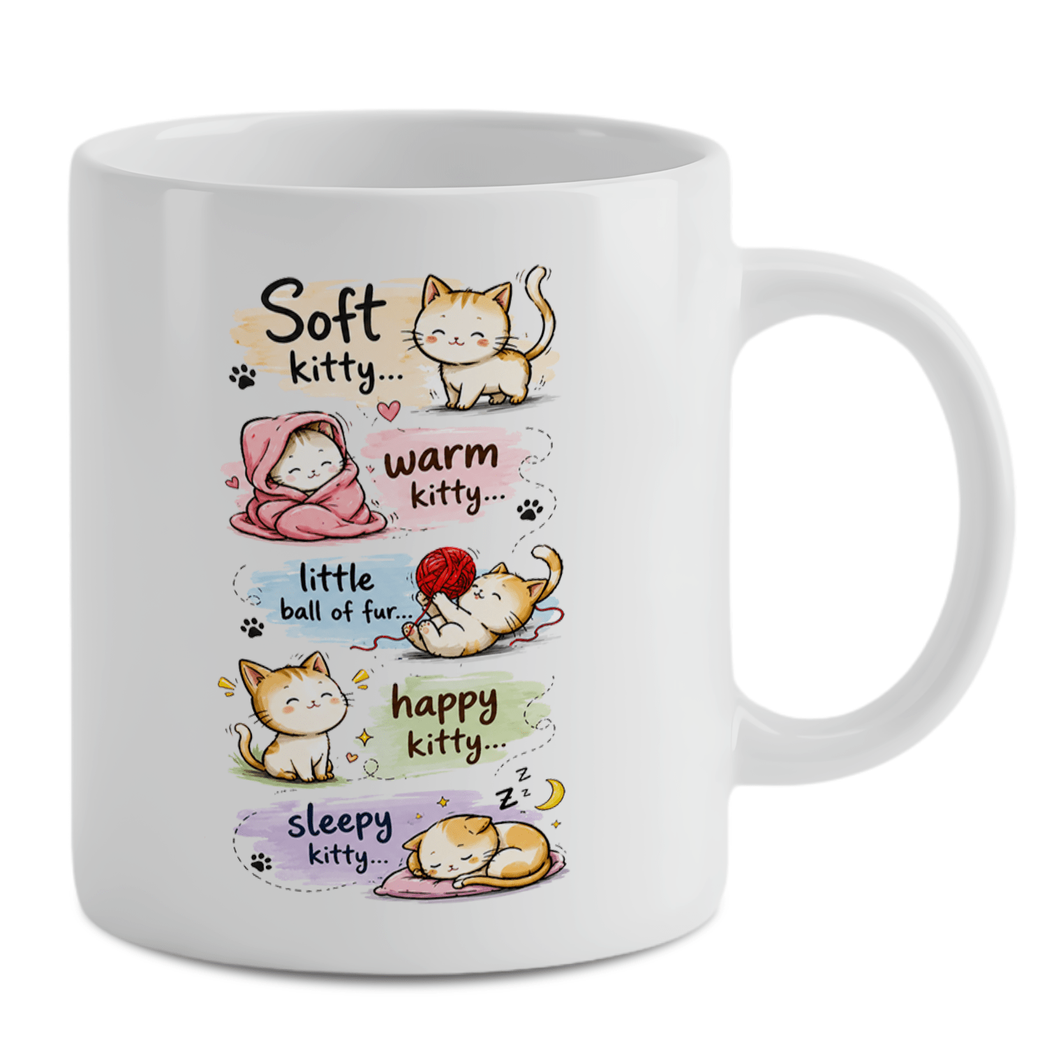 Anime Merchandise Ideas - ไอเดียของขวัญวันเกิดและคริสต์มาสสุดน่ารัก แก้วดื่ม 11 ออนซ์ ลายแมวน่ารักสไตล์อนิเมะ เหมาะสำหรับผู้หญิงและผู้ชาย