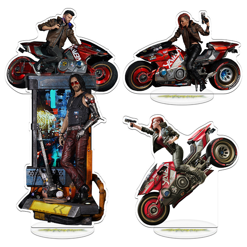 Anime Merchandise For Girls - ของตกแต่งโต๊ะทำงานรูปโมเดล Cyberpunk 2077 V ของสะสมเกม ของขวัญสำหรับเพื่อนผู้หญิง