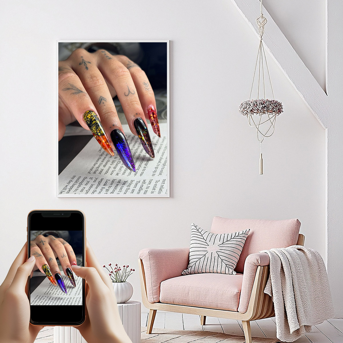 Art Print Framed - ภาพพิมพ์บนผ้าแคนวาสแบบ HD 1 ชิ้น ไม่มีกรอบ ปรับแต่งได้