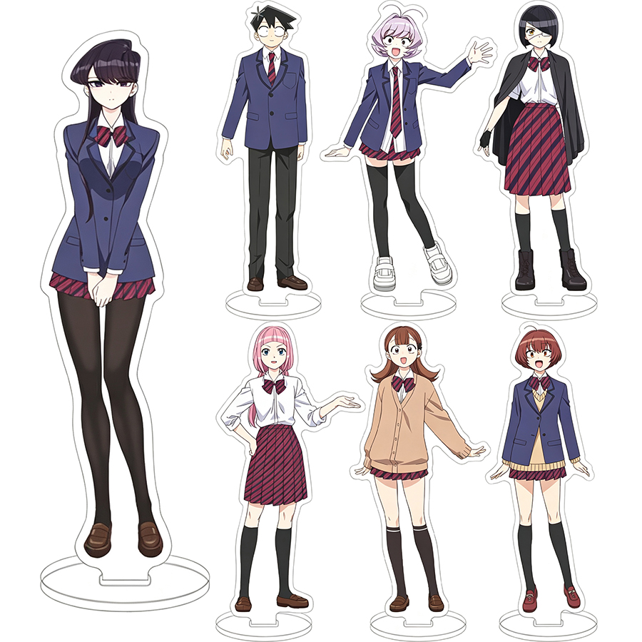 Original Anime Merchandise - ฟิกเกอร์อนิเมะ 16 ซม. โคมิไม่สามารถสื่อสารได้ โคมิ โชโกะ