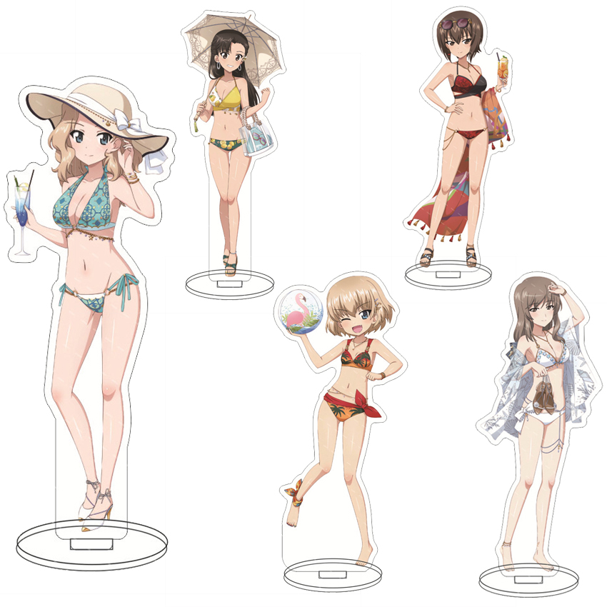 Original Anime Merchandise - แท่นอะคริลิกอนิเมะขนาด 16 ซม. GIRLS und PANZER