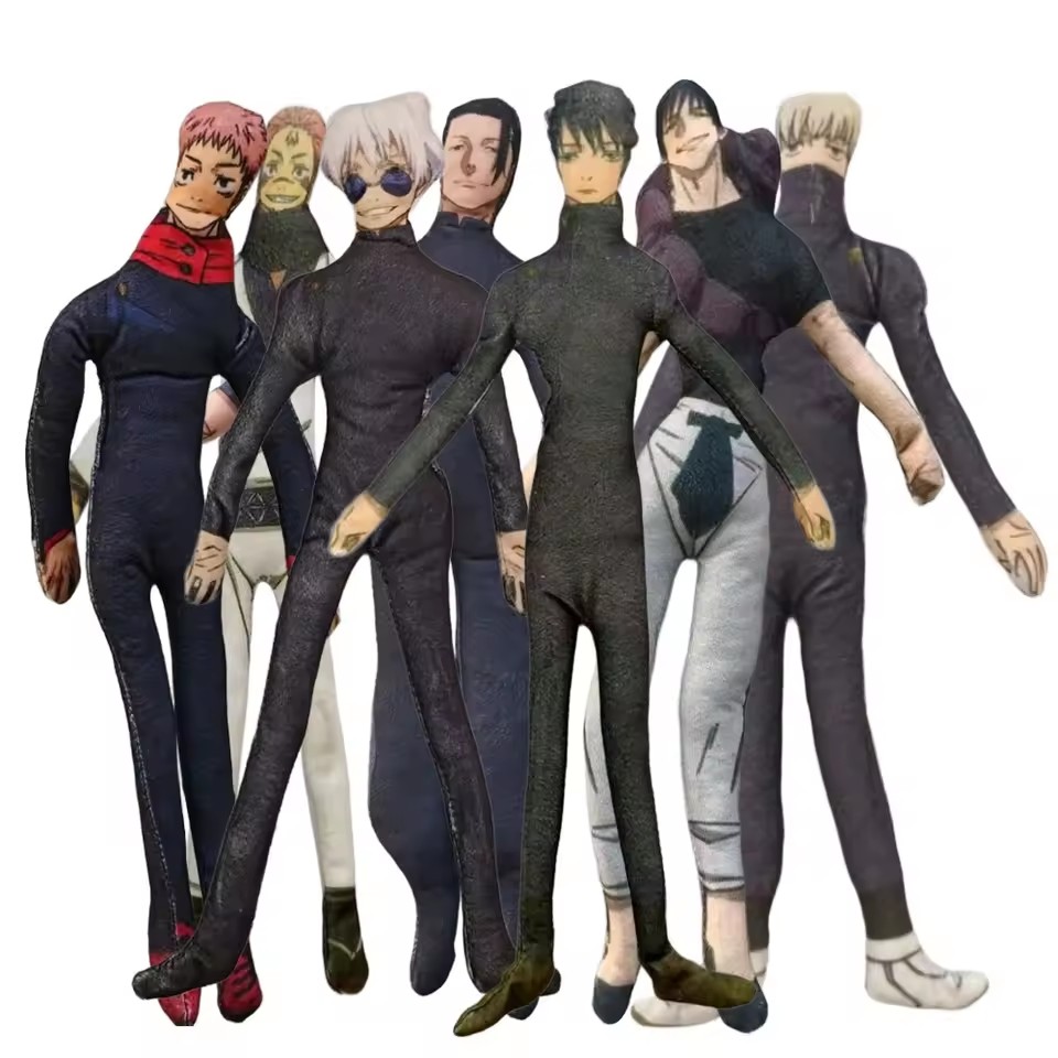 Jjk Anime Merchandise - ตุ๊กตาผ้ากำมะหยี่อนิเมะ JJK, ฟิกเกอร์โกโจ เกโตสุดฮา, ฟิกเกอร์ผ้ากำมะหยี่แปลงรูปได้, หุ่นโชว์สินค้าสร้างสรรค์,