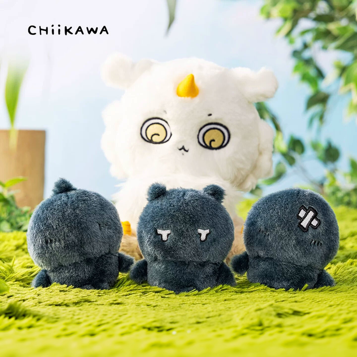 Anime Merchandise For Kids - ชิอิคาวะ, ฮาจิวาเระ, อุซากิ พวงกุญแจตุ๊กตาการ์ตูนน่ารัก, ชุดตัวละครเด็กสีเทา, สินค้าลิขสิทธิ์แท้
