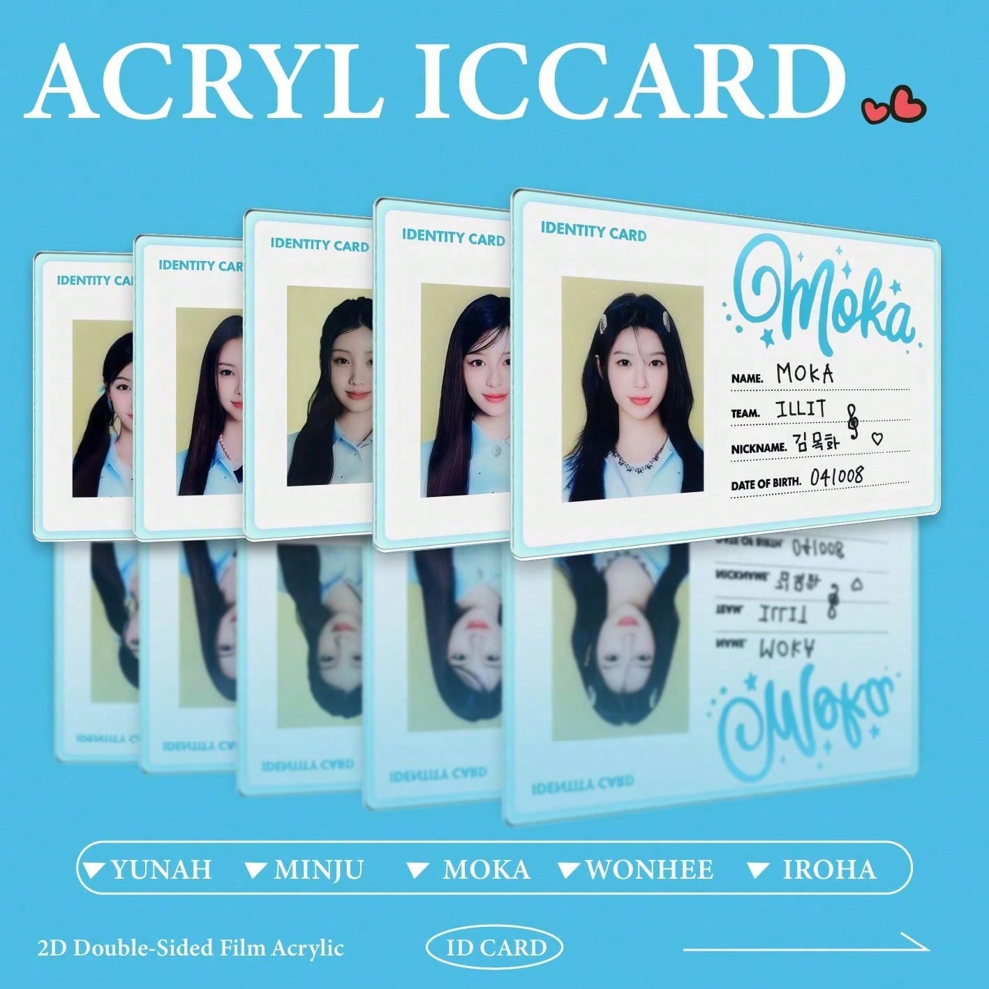 Anime Merch Store - อิลล์-อิทการ์ด, บัตรประจำตัว, การ์ดสินค้า Glitterday, สินค้าสำหรับแฟนคลับ Kpop,