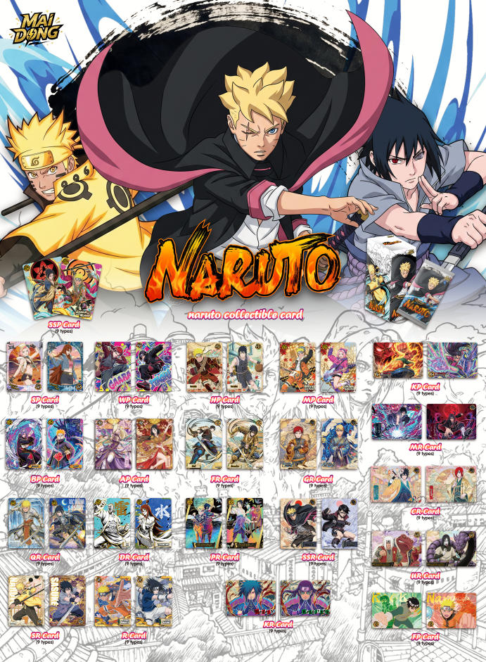 การ์ดสะสมการ์ตูนอนิเมะนารูโตะ  - Anime Merchandise For Kids บทวิจารณ์และราคา
