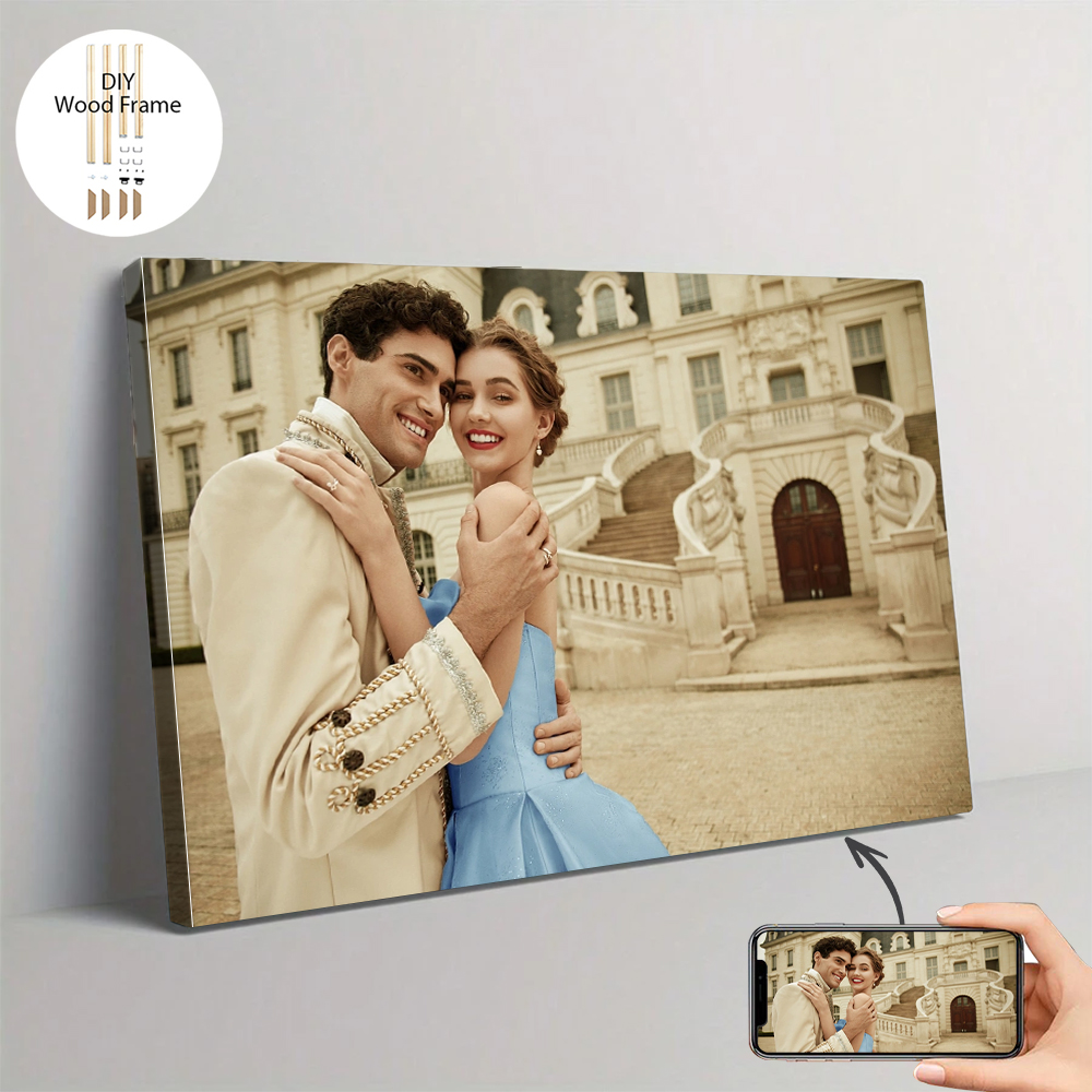 1 pc Custom Photo DIY กรอบหรือ - Art Print Framed บทวิจารณ์และราคา