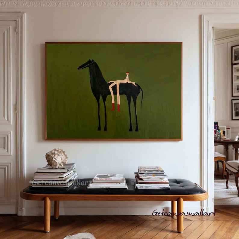 ภาพพิมพ์ศิลปะนามธรรมสมัยใหม่ลา - Art Print Framed บทวิจารณ์และราคา