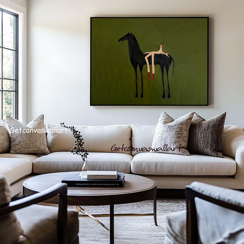 ภาพพิมพ์ศิลปะนามธรรมสมัยใหม่ลา - Art Print Framed บทวิจารณ์และราคา